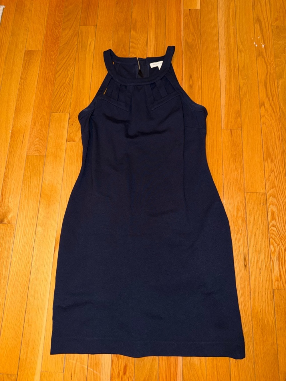 Banana Republic Women’s Navy High-Neck Sheath Dress